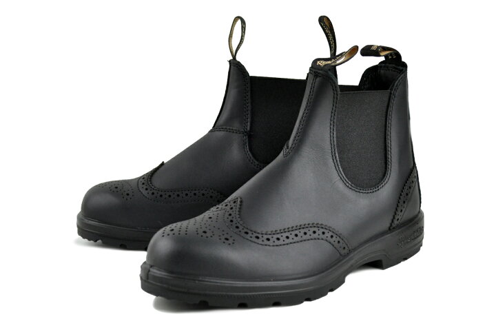 楽天市場】Blundstone ELASTIC SIDED BROGUE BOOT BLACK bs2443009  