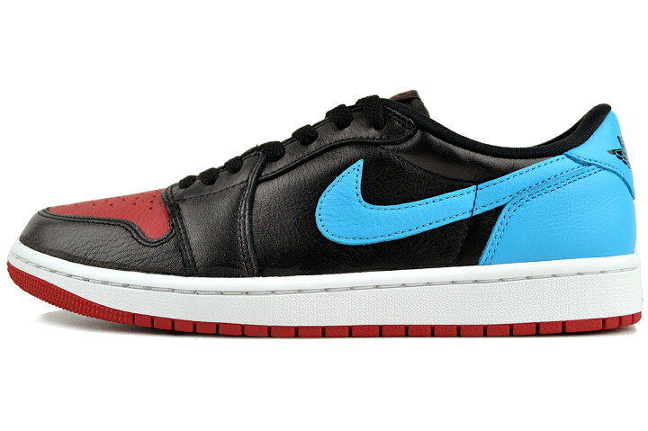 楽天市場】NIKE WMNS AIR JORDAN 1 RETRO LOW OG black/dk powder blue  