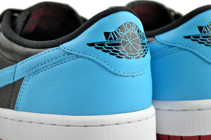 楽天市場】NIKE WMNS AIR JORDAN 1 RETRO LOW OG black/dk powder blue 