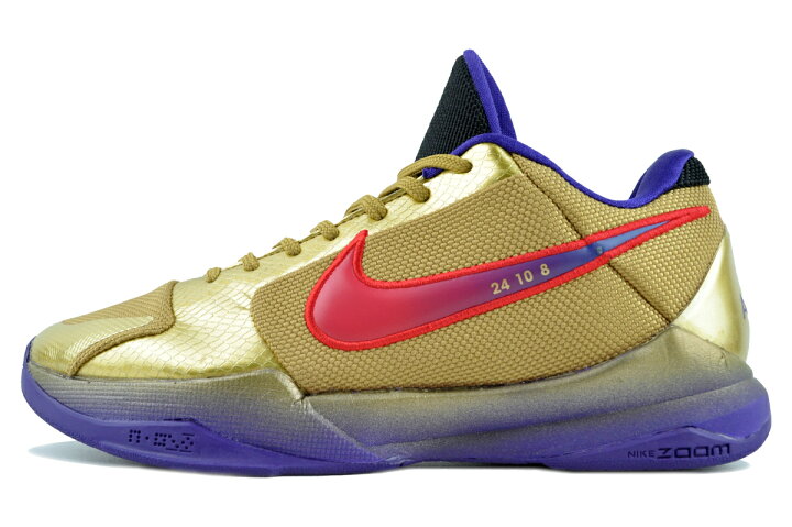 楽天市場】NIKE KOBE V PROTRO UNDEFEATED Hall Of Fame metallic gold  