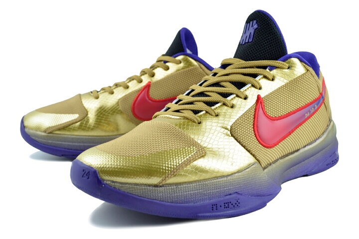 楽天市場】NIKE KOBE V PROTRO UNDEFEATED Hall Of Fame metallic gold  