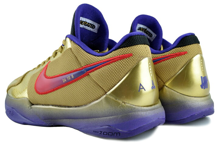 楽天市場】NIKE KOBE V PROTRO UNDEFEATED Hall Of Fame metallic gold 