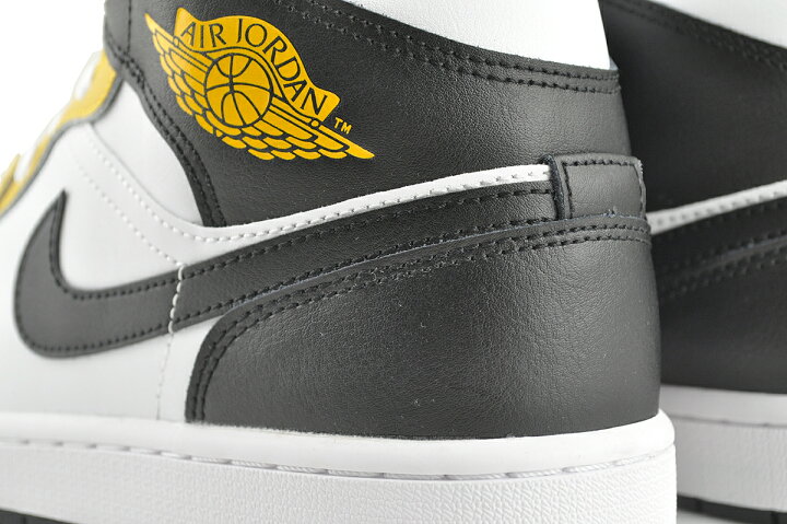 楽天市場】NIKE AIR JORDAN 1 MID yellow ochre/black-white dq8426 
