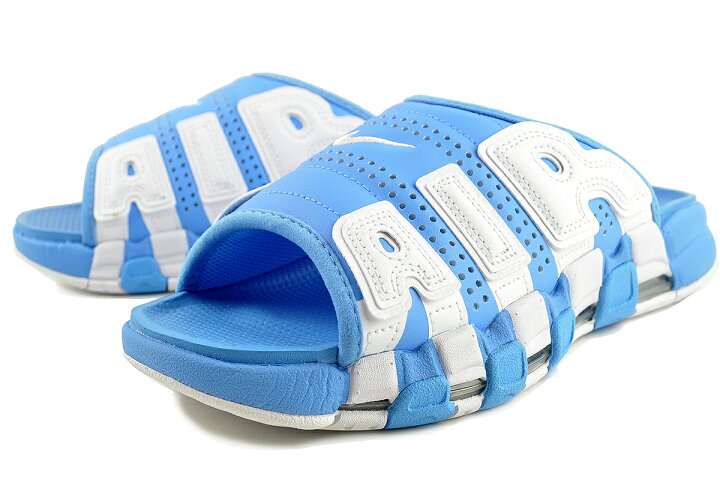 楽天市場】NIKE AIR MORE UPTEMPO SLIDE university blue/wht fd9883 