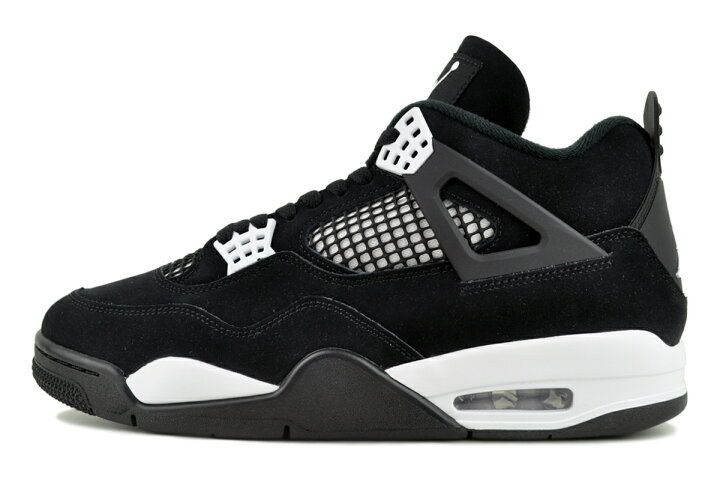 楽天市場】NIKE AIR JORDAN 4 RETRO WHITE THUNDER black/white-black 