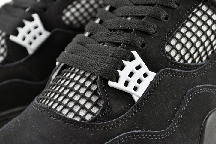 楽天市場】NIKE AIR JORDAN 4 RETRO WHITE THUNDER black/white-black 