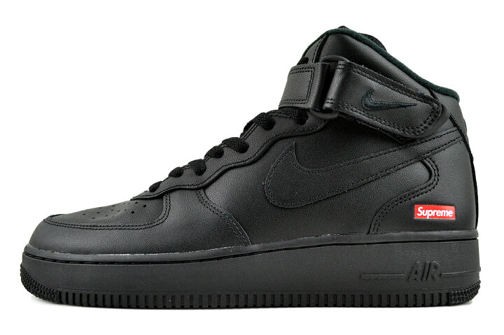 楽天市場】NIKE AIR FORCE 1 MID / SUPREME black/black-blk fz8784 