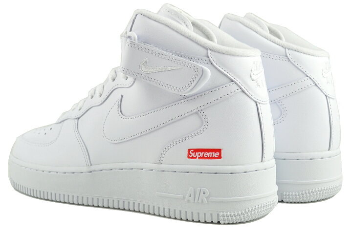 楽天市場】NIKE AIR FORCE 1 MID / SUPREME white/white-wht fz8784  
