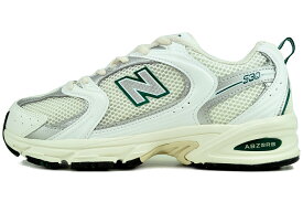NEW BALANCE MR530SX width D WHITE GREEN ニューバランス 530 レディース スニーカー ホワイト グリーン ABZORB メッシュ