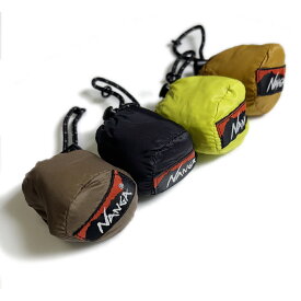 NANGA POCKETABLE ECO BAG(LIVE THE LIFE) na2441-3a102-a ナンガ ポケッタブル エコバッグ 軽量 コンパクト エコ コンビニ バッグ 20dnリップストップナイロン 弱撥水加工