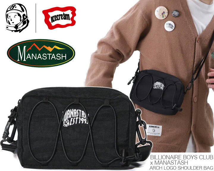 楽天市場】MANASTASH BILLIONAIRE BOYS CLUB/BBC ARCH LOGO SHOULDER 