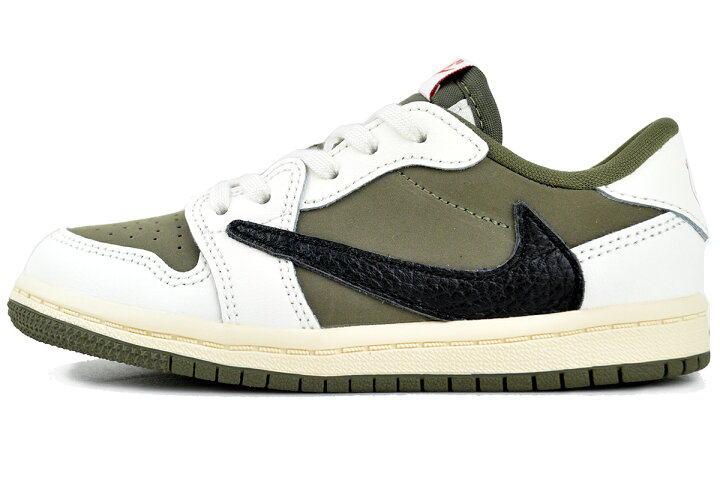 楽天市場】NIKE JORDAN 1 LOW OG SP (TD) TRAVIS SCOTT Reverse Olive 