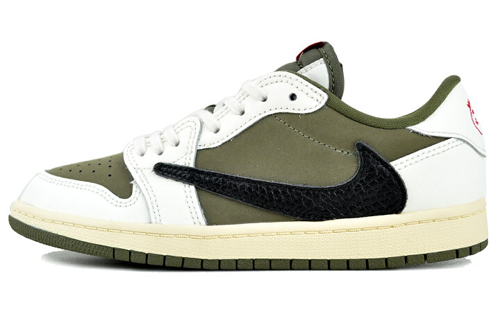 楽天市場】NIKE JORDAN 1 LOW OG SP(PS) TRAVIS SCOTT Reverse Olive  