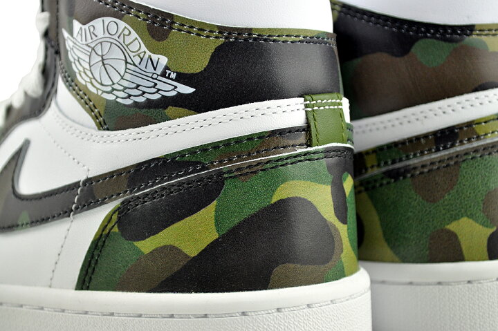 楽天市場】NIKE AIR JORDAN 1 HIGH GOLF legion green/white-black 