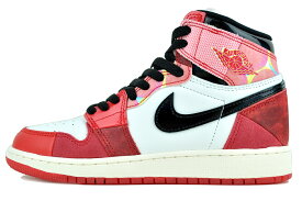[ ポイントUP & 最大2000円OFFクーポン ] 【送料無料 ナイキ エアジョーダン 1 レトロ ハイ OG SP ガールズ】NIKE AIR JORDAN 1 HIGH OG SP (GS) SPIDER-MAN university red/black dv1753-601 レディース スパイダーマン アクロス ザ スパイダーバース