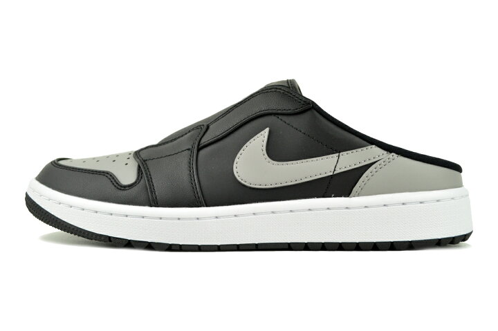 楽天市場】NIKE AIR JORDAN MULE GOLF SHADOW black/medium grey-white  
