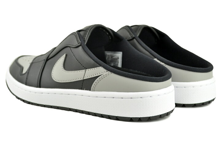 楽天市場】NIKE AIR JORDAN MULE GOLF SHADOW black/medium grey-white  
