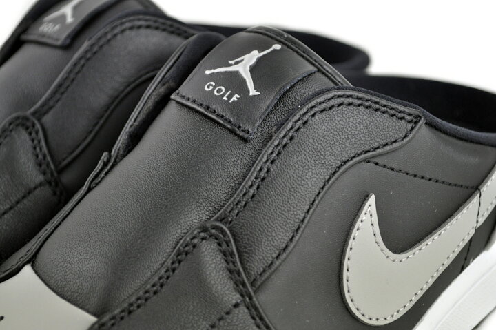 楽天市場】NIKE AIR JORDAN MULE GOLF SHADOW black/medium grey-white  