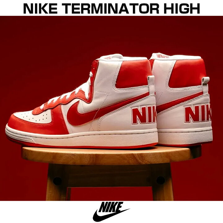 楽天市場】NIKE TERMINATOR HIGH white/university red fj4454-100 