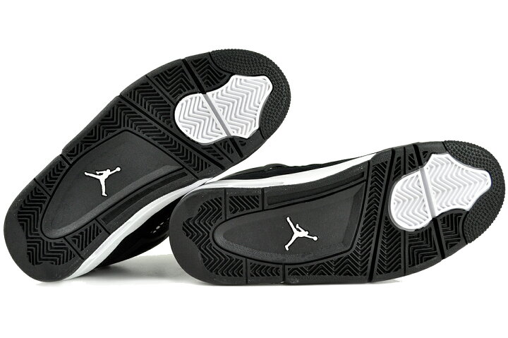 楽天市場】NIKE AIR JORDAN 4 RETRO (GS) WHITE THUNDER black/white  