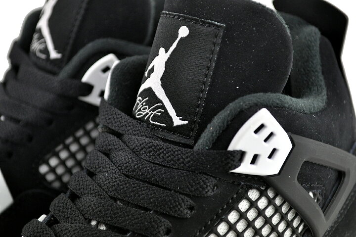 楽天市場】NIKE AIR JORDAN 4 RETRO (GS) WHITE THUNDER black/white 
