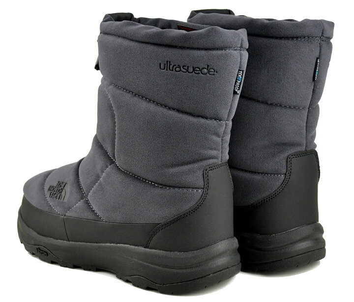 楽天市場】THE NORTH FACE NUPTSE BOOTIE WP VII ULTRA SUEDE CHARCOAL 