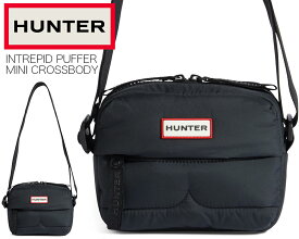 HUNTER INTREPID PUFFER MINI CROSSBODY BLACK ubx2238cpe-blk ハンター イントレピッド パファーミニクロスボディ ブラック カバン ショルダー バッグ