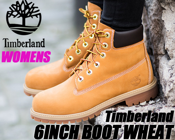 TIMBERLAND JUNIOR'S 6INCH BOOTWHEAT wheat brn ジュニアサイズ 6インチブーツ ブーツ マーケティング レディース ティンバーランド 人気 おすすめ