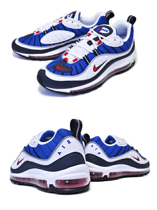 楽天市場】NIKE AIR MAX 98 white/university red-obsidian 【ナイキ 