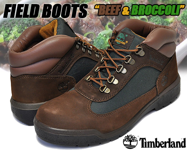 楽天市場】Timberland FIELD BOOTS brown/green 【ティンバーランド