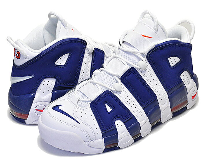 楽天市場】NIKE AIR MORE UPTEMPO 96 white/deep royal blue 921948 
