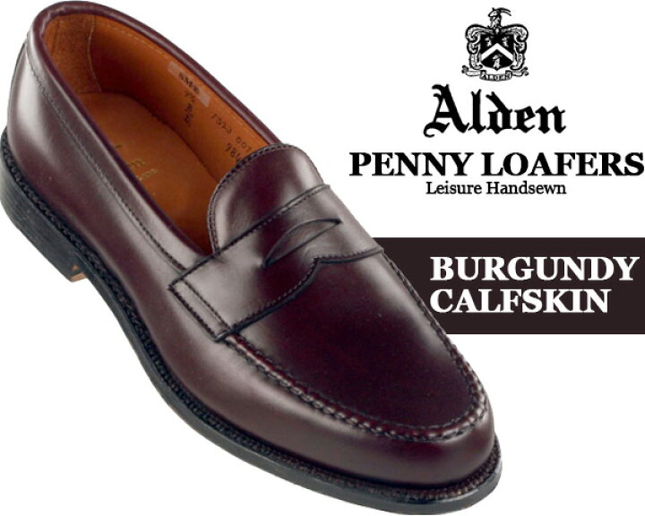 楽天市場】ALDEN 984 CALFSKIN LEATHER PENNY LOAFERS LEISURE 