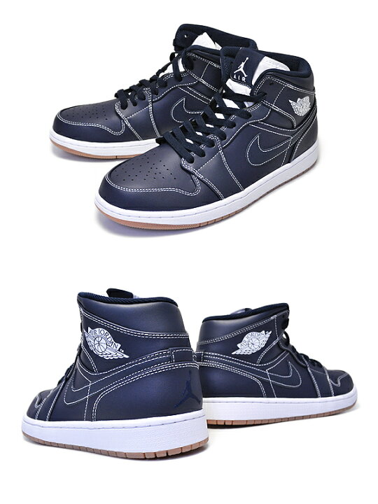 楽天市場】NIKE AIR JORDAN 1 MID RE2PECT obsidian/white-gum light 