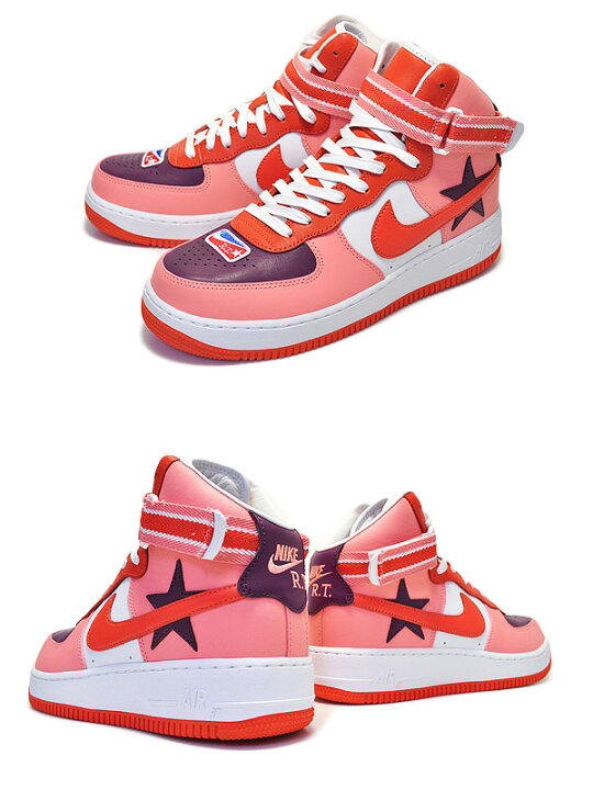 楽天市場】NIKE LAB AIR FORCE 1 HI / RT sunblush/bordeaux-team 