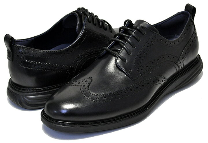 楽天市場】COLE HAAN GRANDEVOLUTION WINGTIP OXFORD black/black 