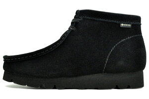 CLARKS W WALLABEE BOOT GORE-TEX BLACK 26168586 N[NX EBY r[ u[c SAebNX ubN