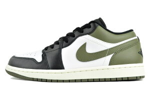NIKE AIR JORDAN 1 LOW blk/wht-medium olive 553558-092 iCL GAW[_ 1 [ ubN zCg ~fBAI[u