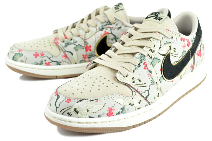 楽天市場】NIKE AIR JORDAN 1 RETRO LOW OG Rui Hachimura oatmeal/blk  