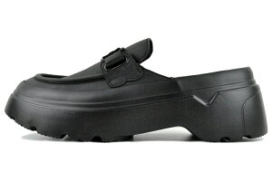 HUNTER WOMENS EXPLORER FLATFORM LOAFER MULE BLACK wff3103lea-blk ハンター ウィメンズ エクスプローラー フラットフォーム ローファー ミュール ブラック