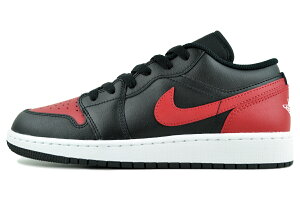 NIKE AIR JORDAN 1 LOW(GS) blk/varsity red-summit wht 553560-067 ナイキ エアジョーダン 1 ロー GS ブラック ヴァーシティレッド サミットホワイト