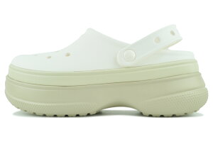 crocs CLASSIC STACKED CLOG CHALK 211355-0wv NbNX NVbN X^bNh NbO `[N