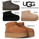 [ ポイントUP & 最大2000円OFFクーポン ] UGG WOMENS CLASSIC ULTRA MINI PLATFORM 1135092 アグ ウィメンズ クラシッ…
