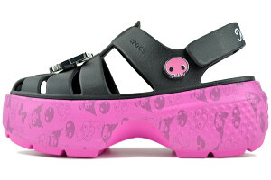 �N���b�N�X HELLO KITTY AND FRIENDS MY MELODY AND KUROMI STOMP SANDAL ���f�B�[�X
