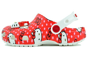 crocs HELLO KITTY RED CLASSIC CLOG K MULTI 210576-90h NbNX n[LeB bh NVbN NbO LbY }`