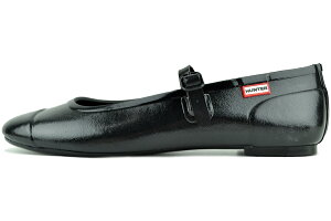HUNTER W REFINED MARY JANE BALLERINA GLOSS BLACK wff1202rgl-blk �n���^�[ �E�B�����Y ���t�@�C���h �����[ �W�F�[�� �o�����[�i �O���X �u���b�N