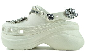 crocs BAE WEDDING GLITTER CLOG WHITE クロックス ベイ ウェディング グリッター クロッグ ホワイト