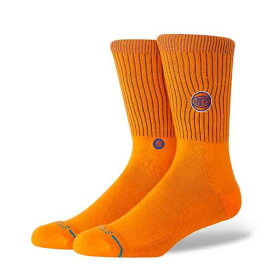 STANCE KNICKS BADGED CREW ORANGE a556d25kbc-ora スタンス ニックス バッジド クルー オレンジ