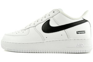 NIKE AIR FORCE 1 LOW / SUPREME wht/blk-wht cu9225-102 ナイキ × シュプリーム エアフォース 1 ロー ホワイト ブラック