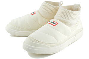 HUNTER U IN/OUT FAUX SUEDE KNITTED CUFF BOOT SHADED WHITE ufs7115ren-shw �n���^�[ ���[ �C��/�A�E�g �t�H�E �X�G�[�h �j�b�e�b�h �J�t �u�[�c �V�F�C�f�b�h �z���C�g