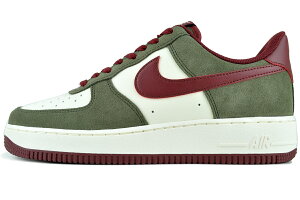 NIKE AIR FORCE 1 07 LV8 cargo khaki/dark team red fq8714-302 iCL GA tH[X 1 07 LV8 J[SJ[L _[N`[bh